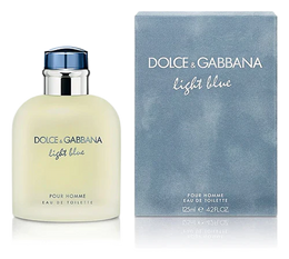 DOLCE&GABBANA LIGHT BLUE POUR HOMME EAU DE TOILETTE 125 ML SCATOLATO